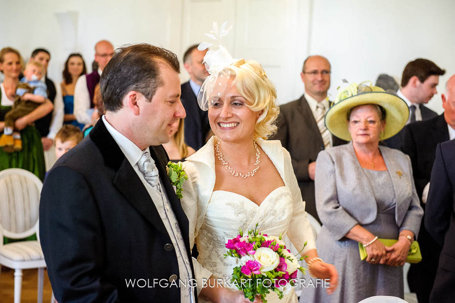 Hochzeit Fotograf Bad Tölz, Jawort bei der standesamtlichen Trauung