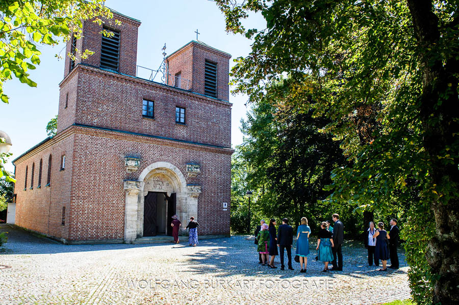 Hochzeits-Fotografie Würmtal, kirchliche Trauung in der evangelischen Christuskirche in Gauting