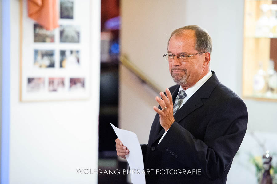 Hochzeit Fotograf München, Rede des Brautvaters