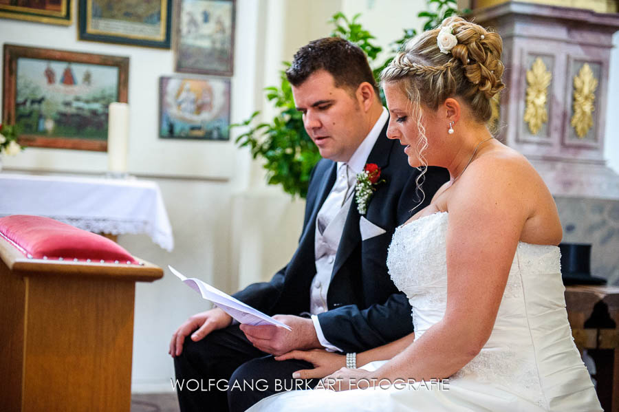 Hochzeitsfotograf Chiemgau, Traugottesdienst am Irschenberg