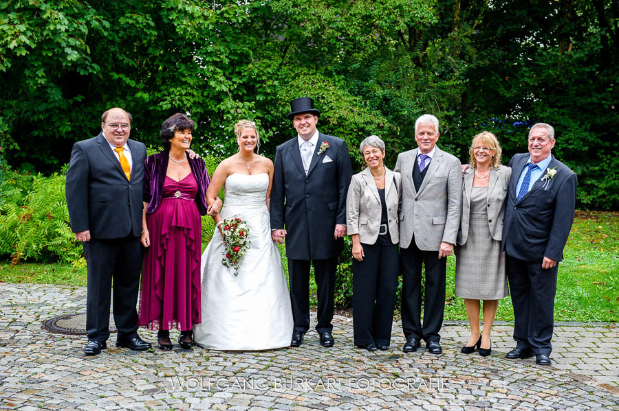 Hochzeits-Fotografie Muenchen, Gruppenfoto