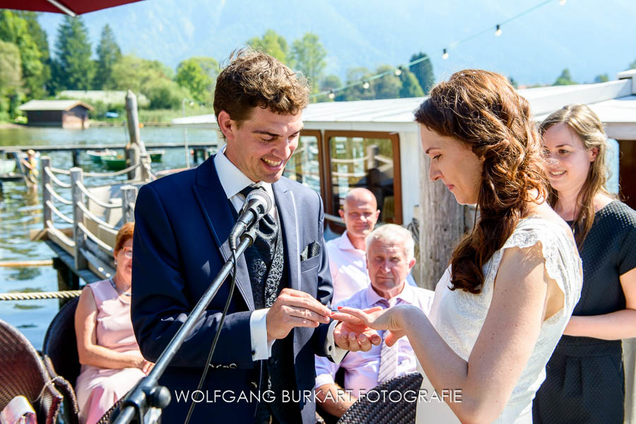 Hochzeitsfotograf München, Ringwechsel