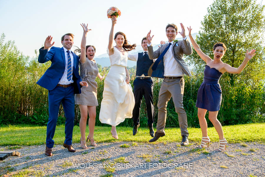 Tegernsee Fotos Hochzeit, Humor