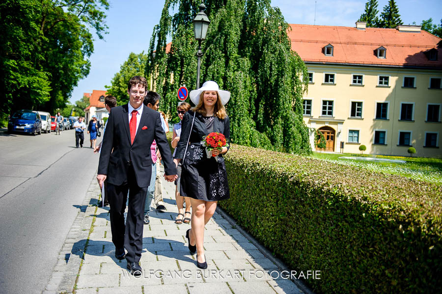 Hochzeitsfotograf Ismaning, Brautpaar nach der standesamtlichen Trauung