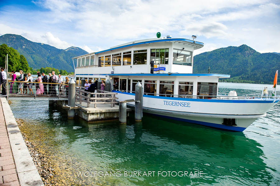 Hochzeitsreportage Tegernsee, Hochzeit auf dem Schiff MS Tegernsee