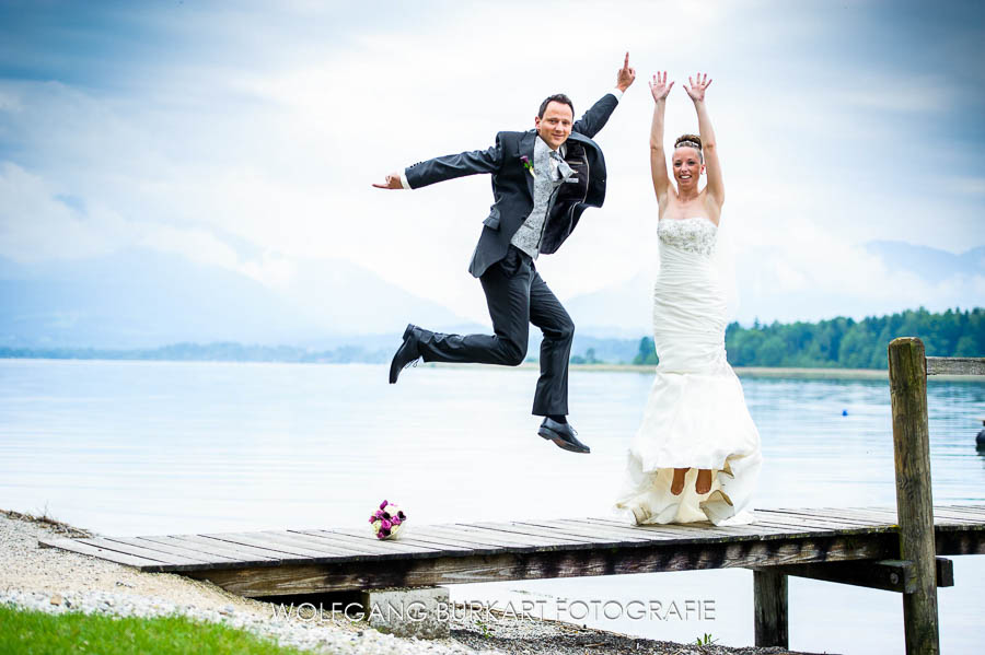 Hochzeits-Fotograf München, Fotoshooting am Chiemsee