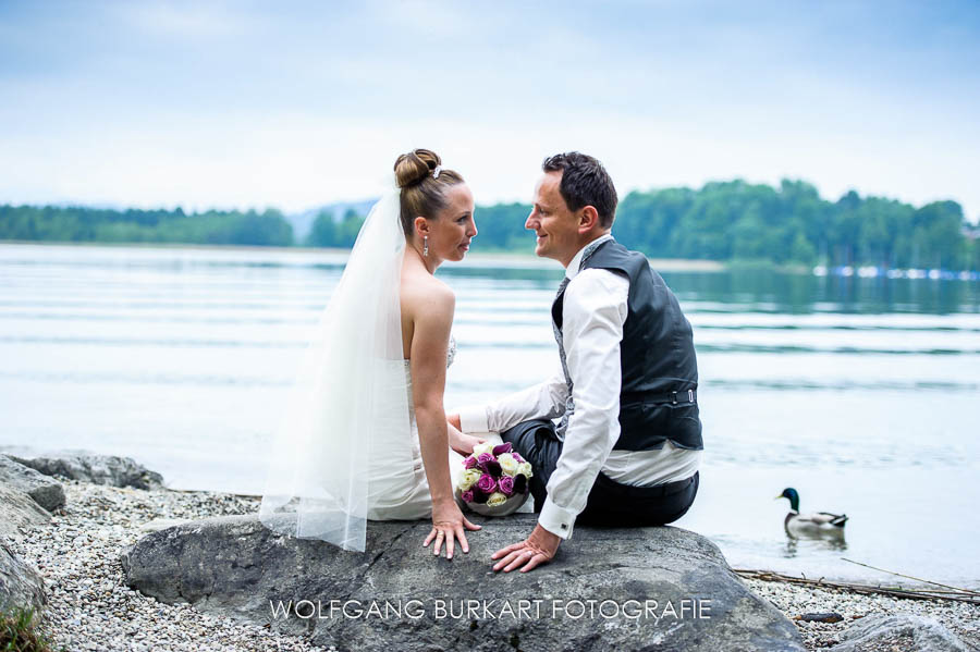 Hochzeitsfotografie Chiemsee, Brautpaar-Fotografie